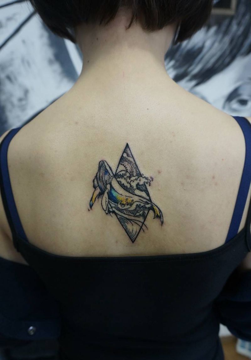 鲸鱼纹身图片