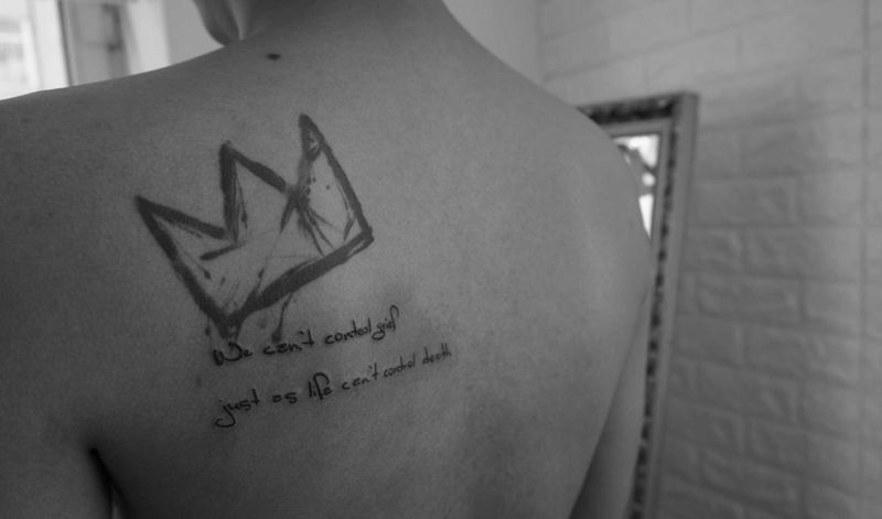 父爱纹身图片_图腾点刺纹身图案