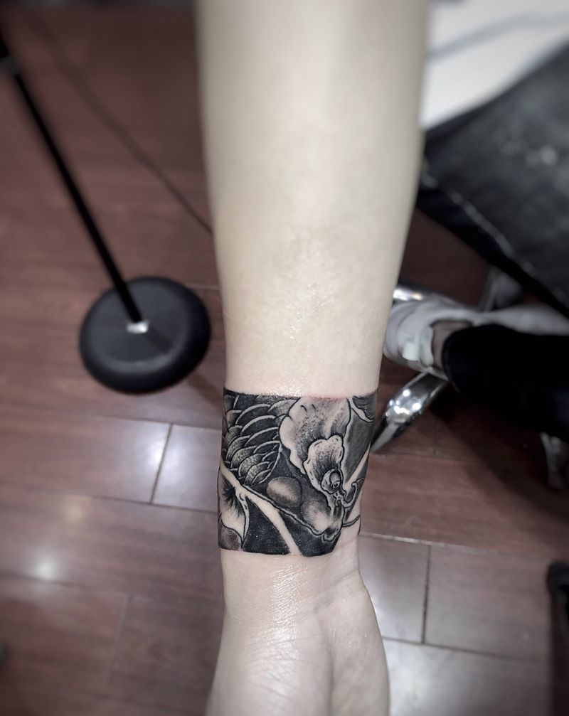 臂环纹身图片_新传统纹身图案