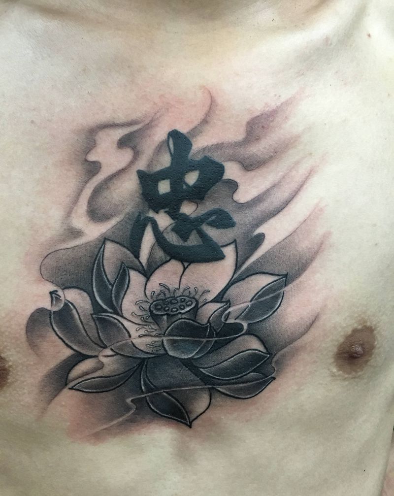 修改添加纹身图片_胸部纹身图案