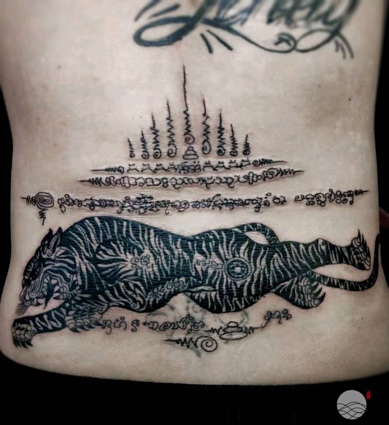 泰国刺符纹身图片