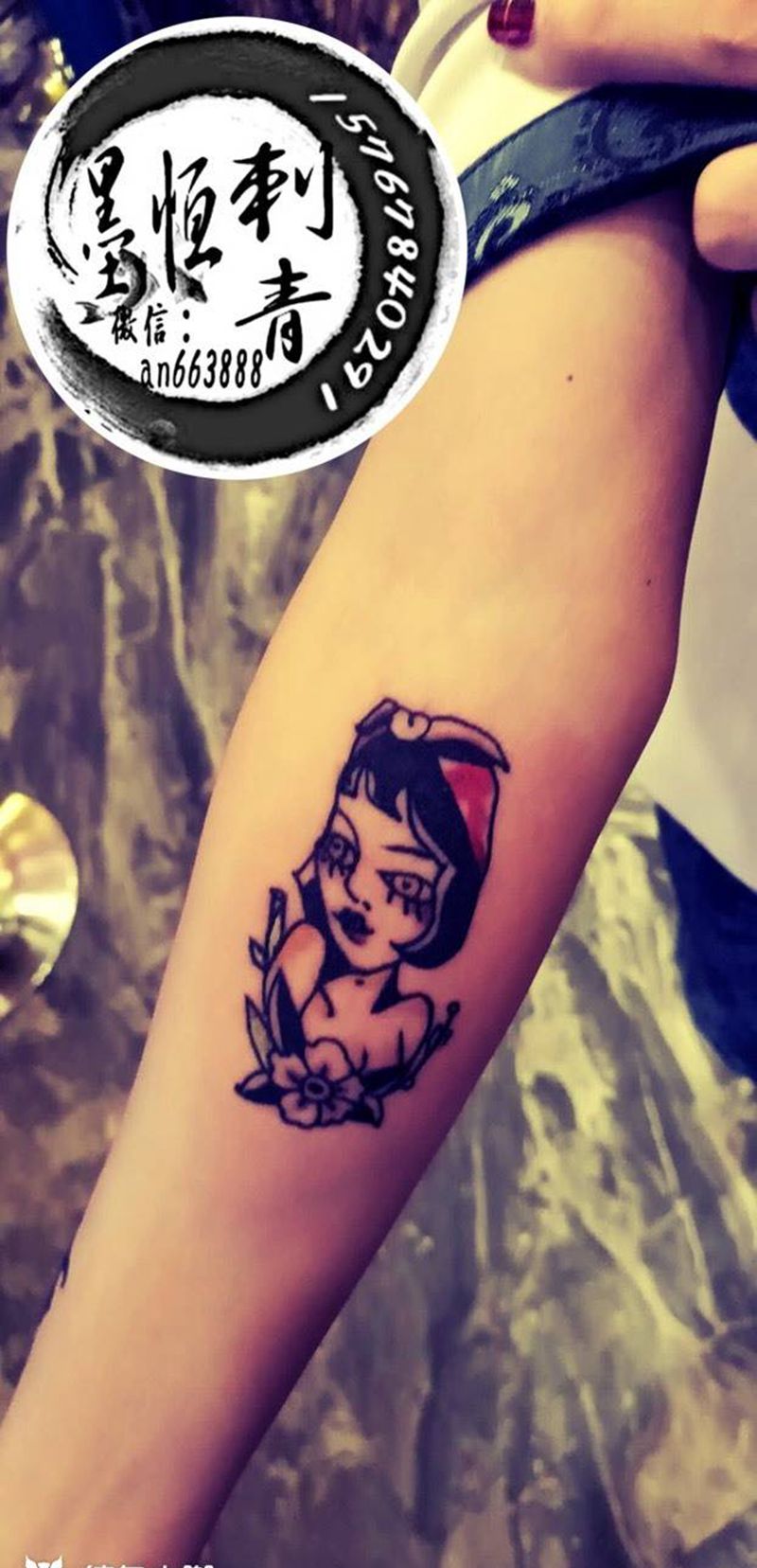 女孩纹身图片