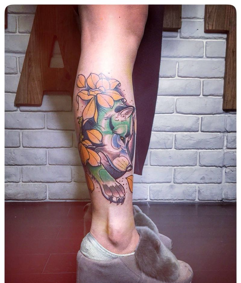 school - 小狼纹身图片