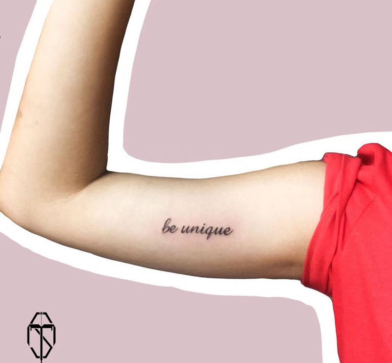 字母纹身图片_成品手臂清新原创情侣几何字符图腾纹身图案