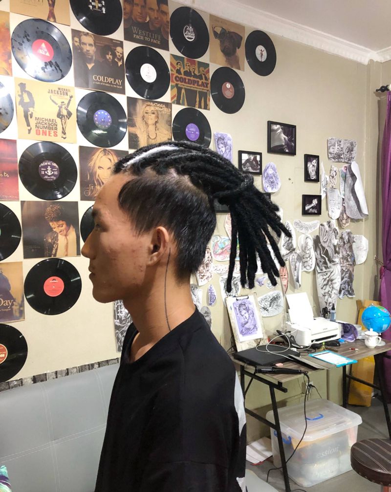 本工作室 脏辫作品纹身图片