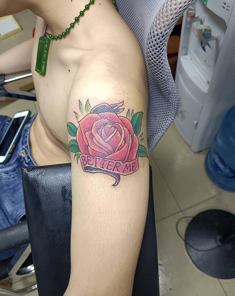 花纹身图片_手臂纹身图案