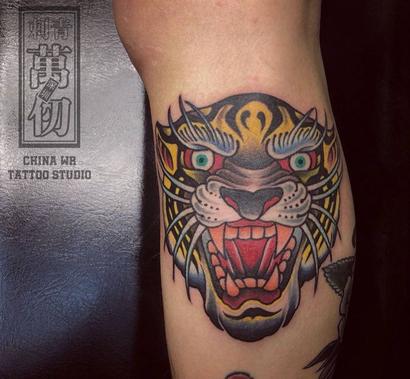 school - 虎头纹身图片