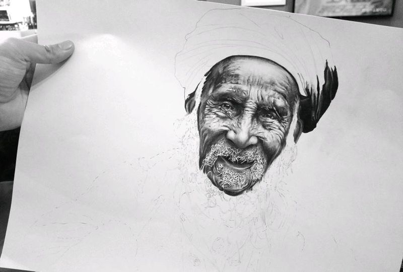 继续虐手稿纹身图片