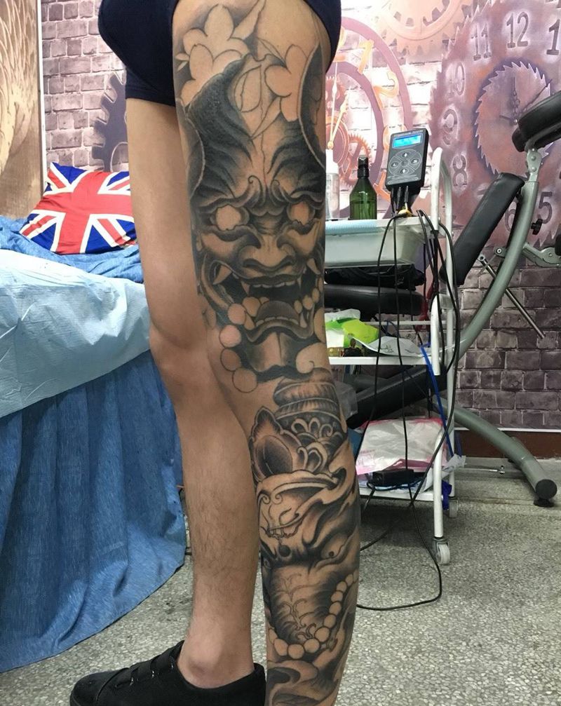 未完成纹身图片