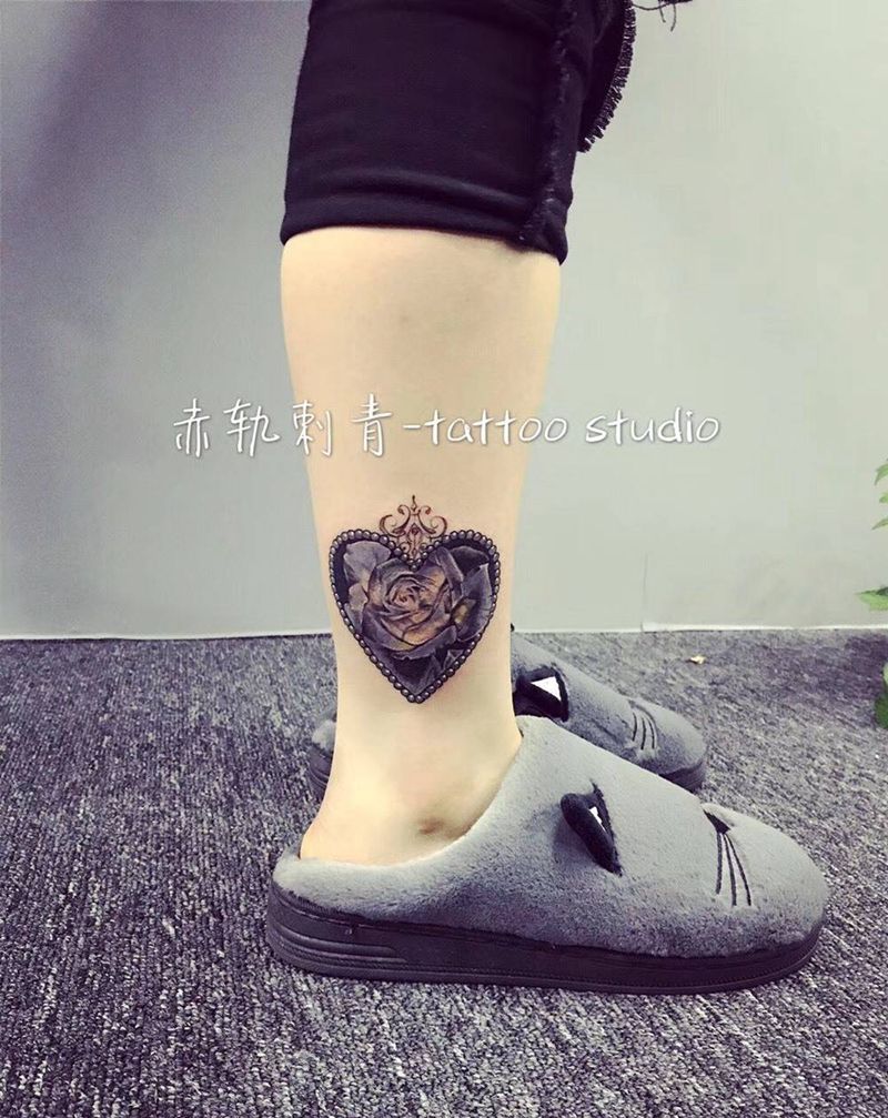 玫瑰花纹身图片