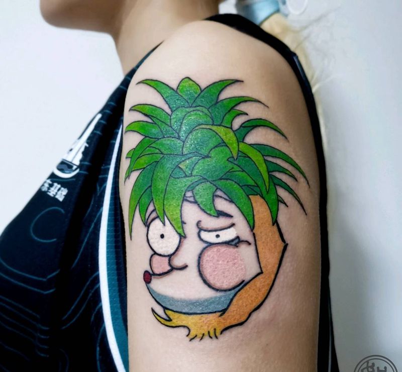 传统小图纹身图片_手臂新传统纹身图案