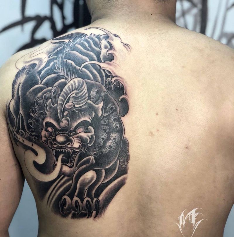 招财进宝纹身图片