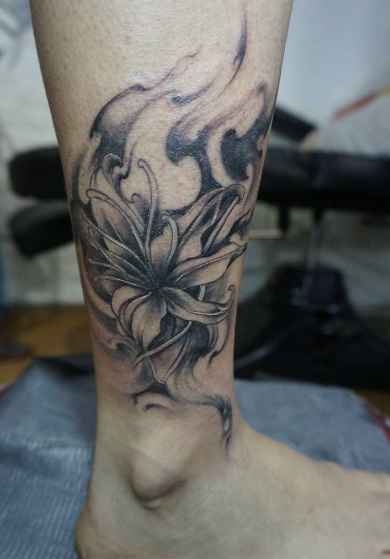 曼珠沙华纹身图片