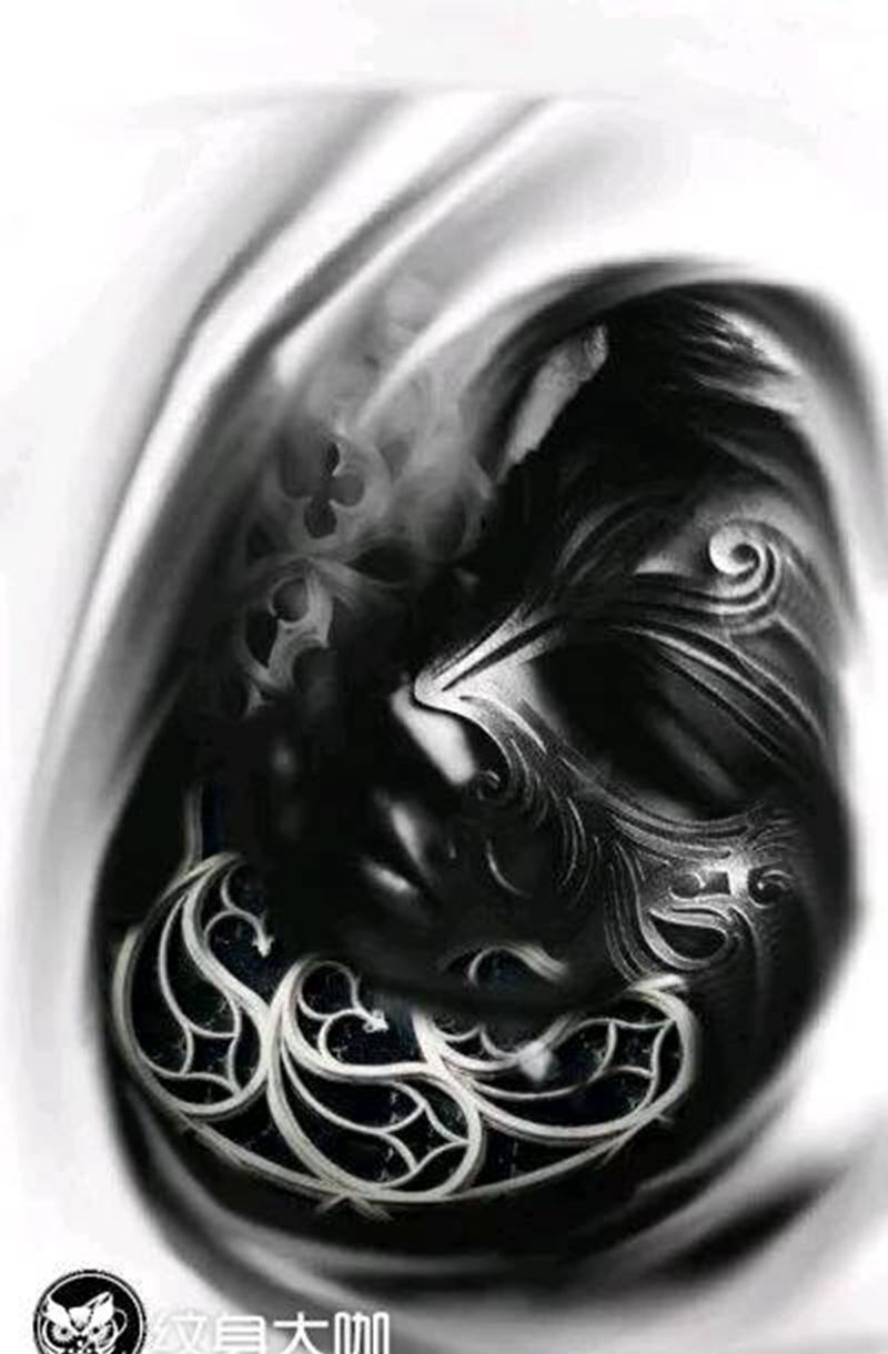 特价1888每个图，a4大小纹身图片