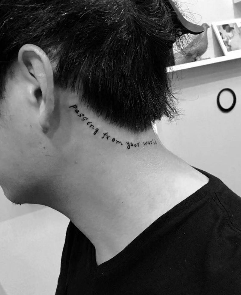 小字母纹身图片