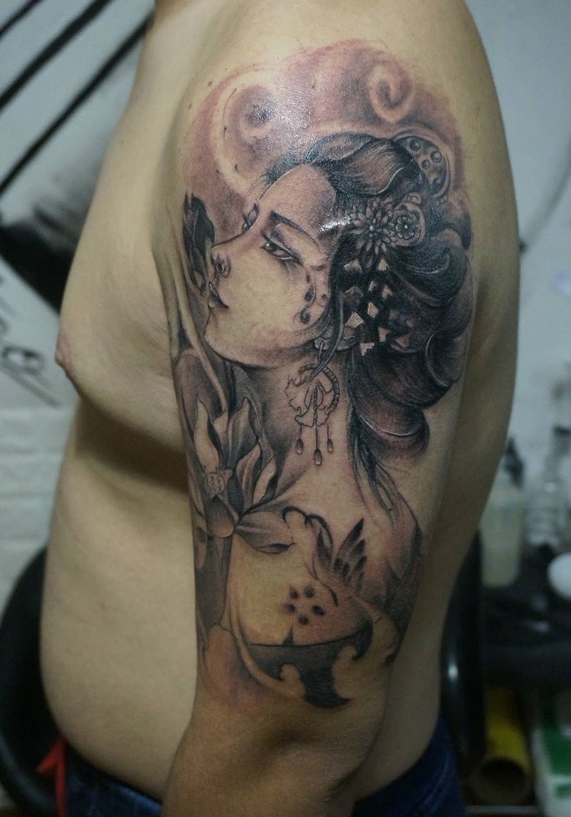 东方印象纹身图片