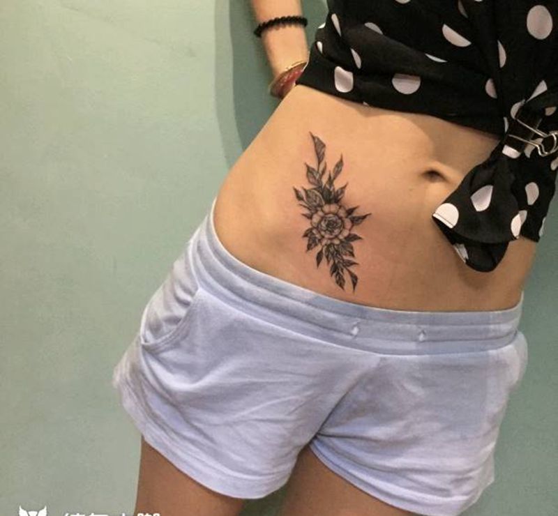 小花花送给你纹身图片