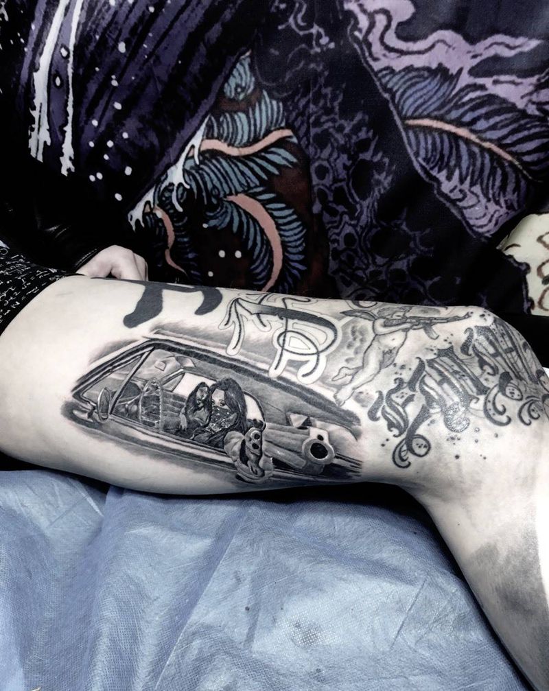 其卡诺女郎纹身图片