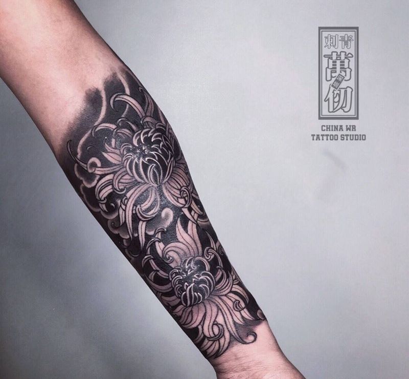 忘川河边 彼岸花纹身图片