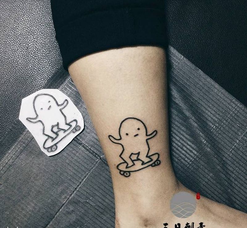 小怪物纹身图片