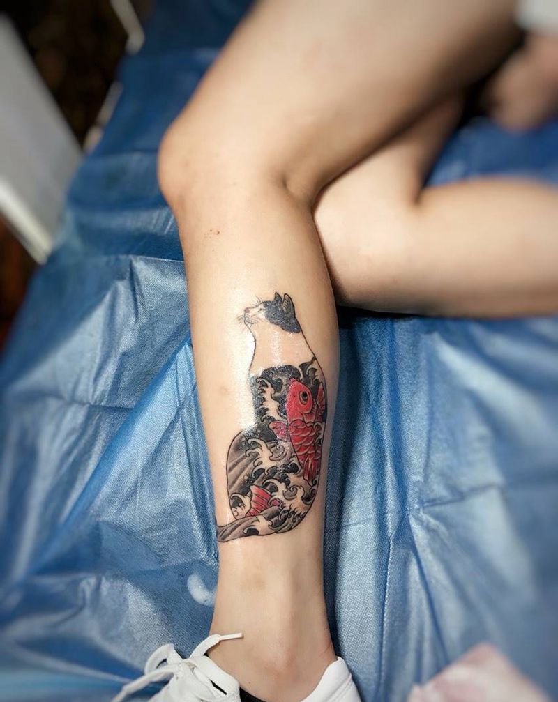 纹身猫纹身图片