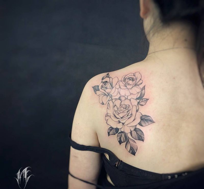 茉莉花纹身图片