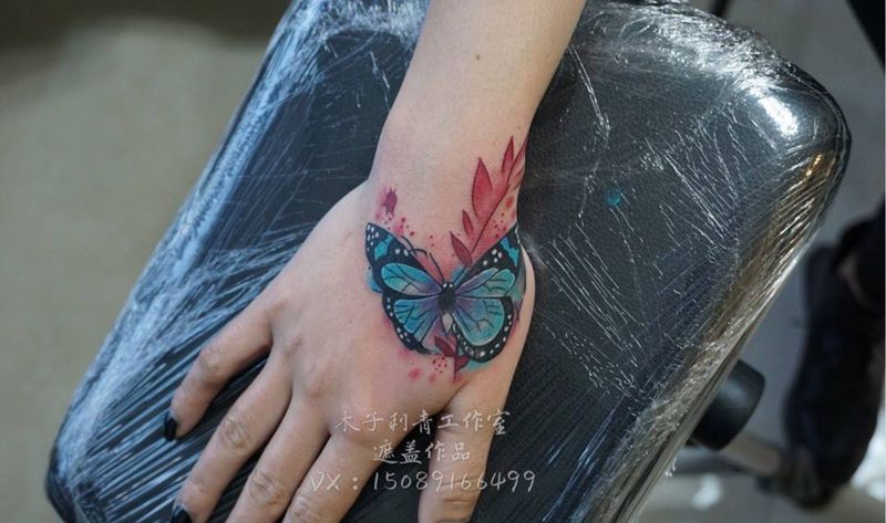 遮盖作品纹身图片