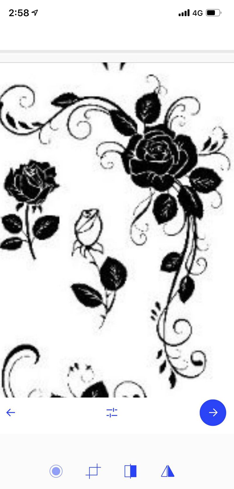 花藤纹身图片_腿部图腾纹身图案