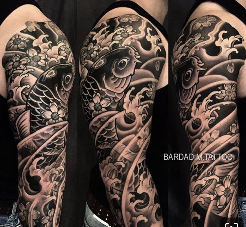 花臂纹身图片_手臂纹身图案