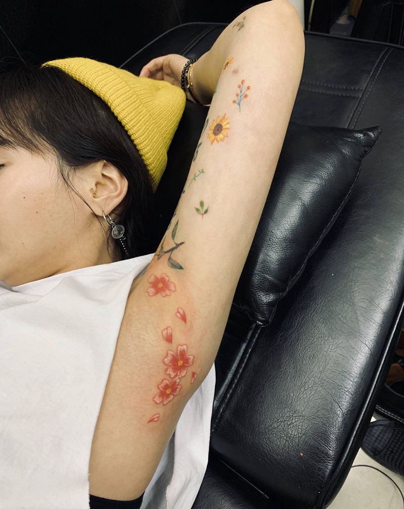 彩纹身图片_手部纹身图案