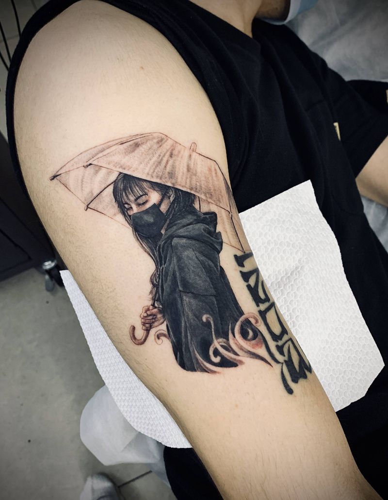 肖像纹身图片_手臂纹身图案