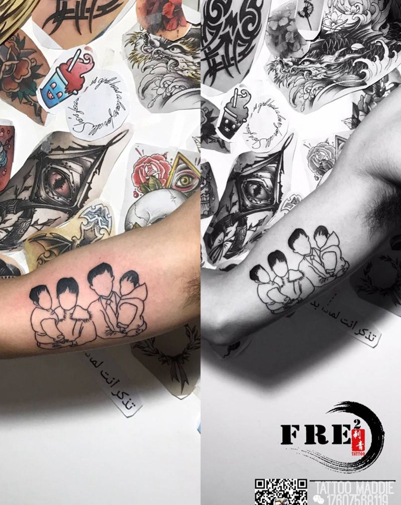 简笔画纹身图片