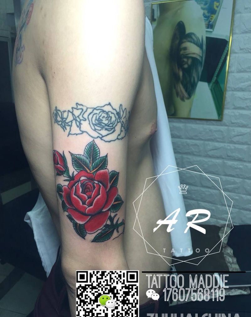 old school花纹身图片