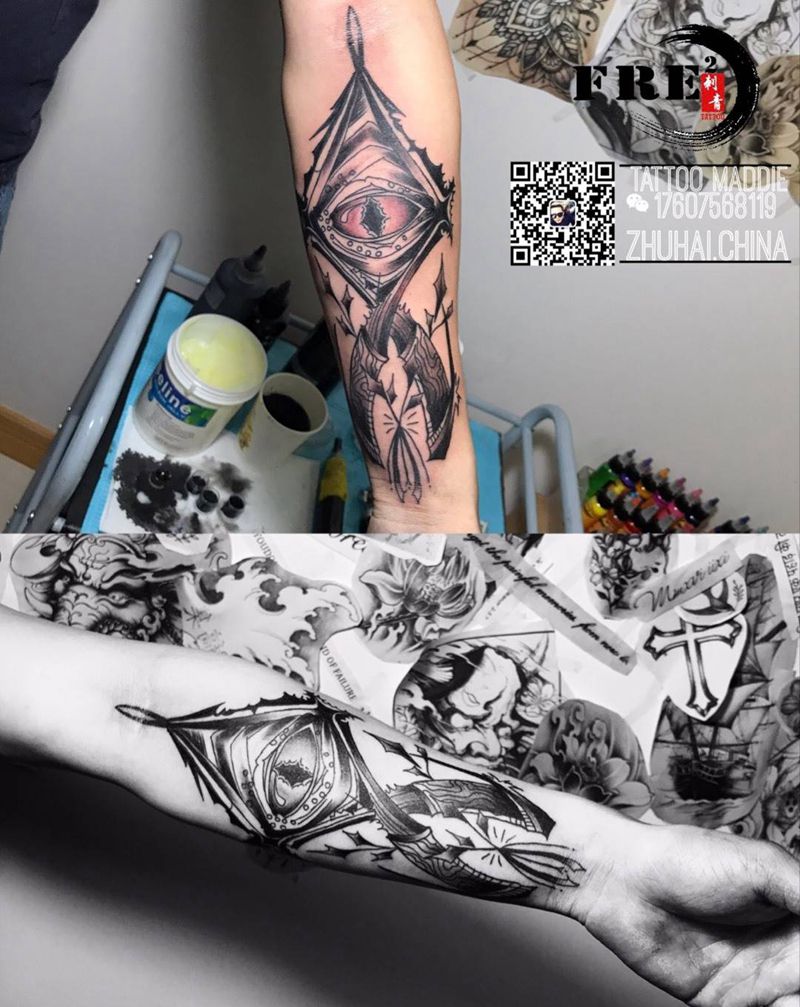 上帝之眼纹身图片