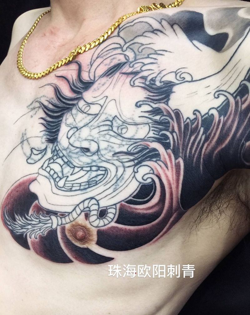 未完成纹身图片