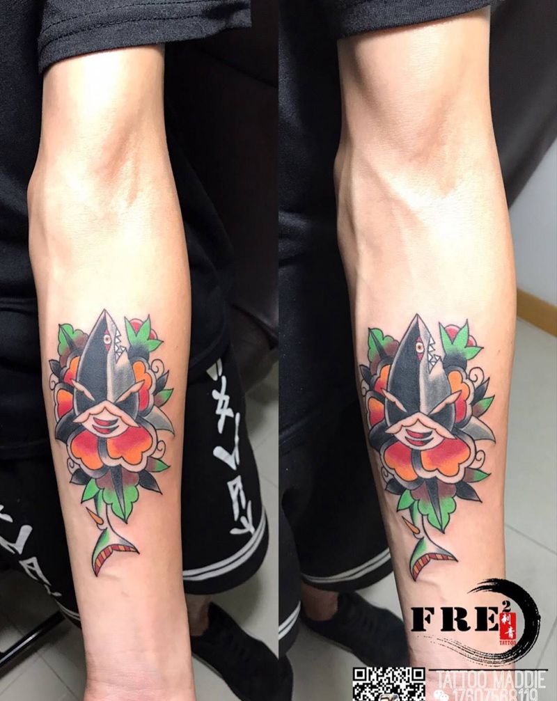 Old  school纹身图片