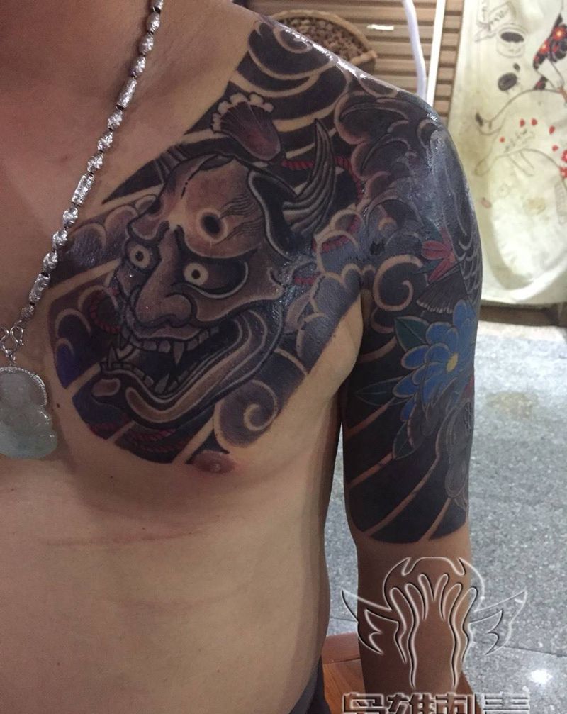 【半甲-遮盖图】纹身图片