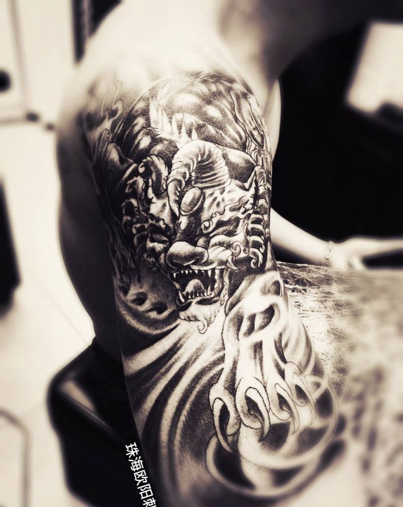 貔貅纹身图片