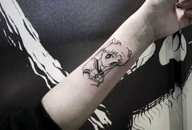 美少女战士纹身图片_手臂纹身图案