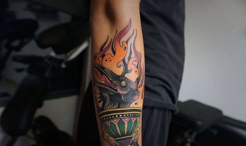 new school纹身图片