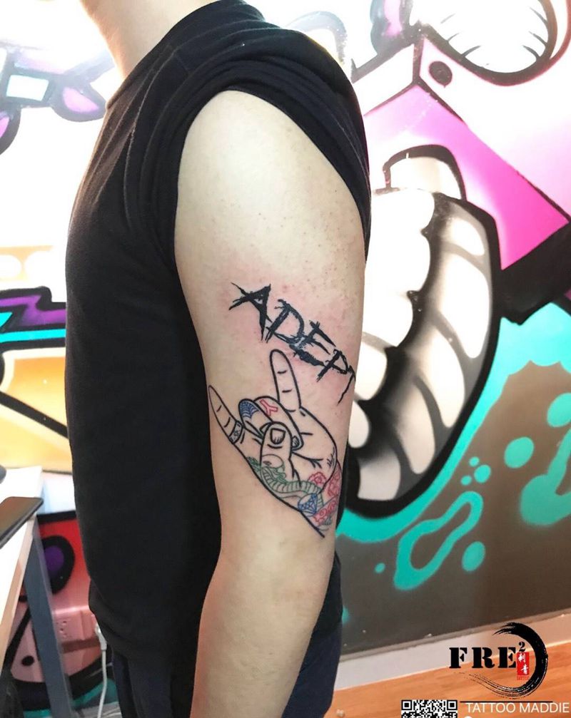 情绪后核ADEPT纹身图片