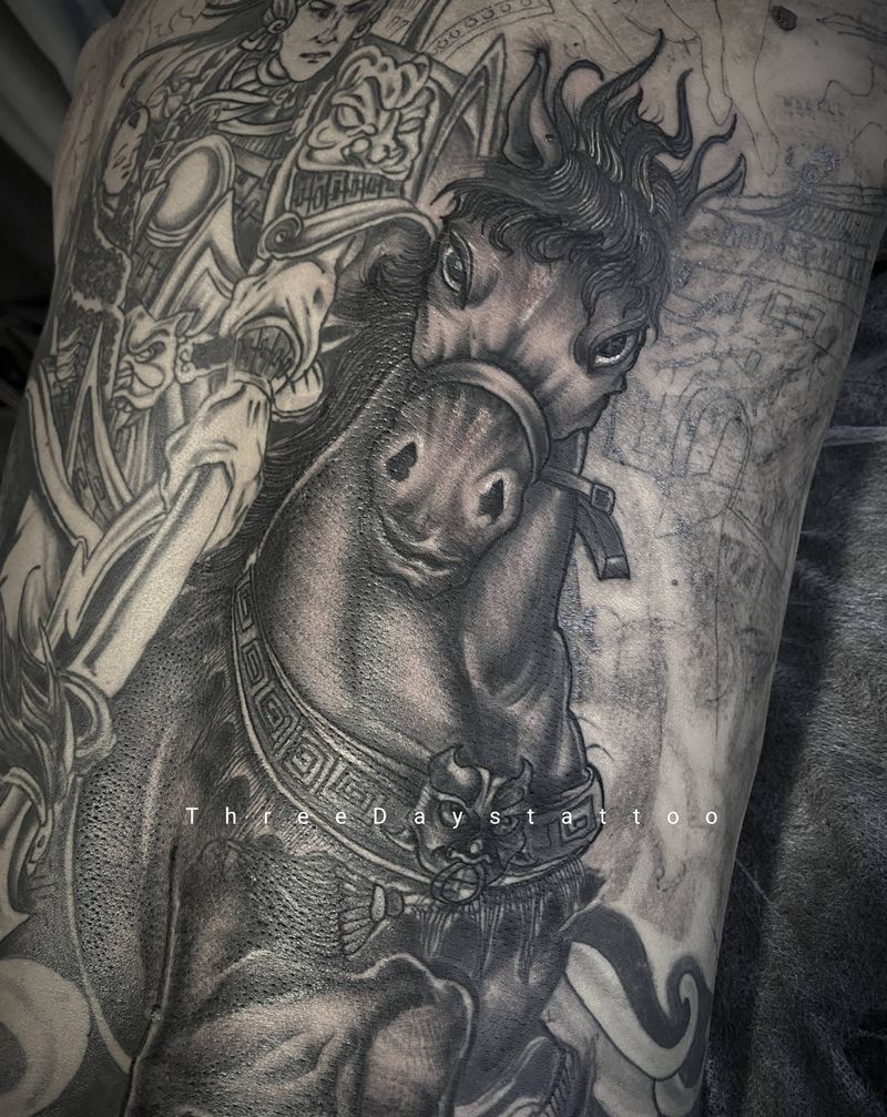 修改进度中纹身图片_背部新传统纹身图案