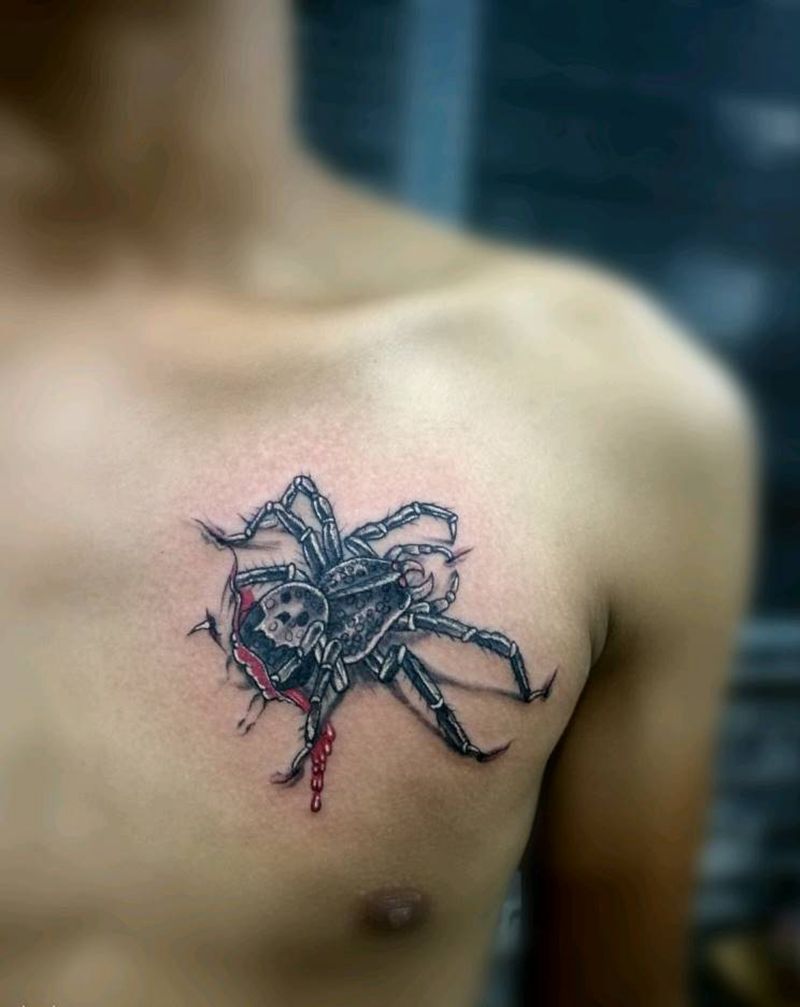 蜘蛛纹身图片