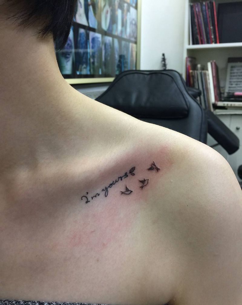 小清新纹身图片