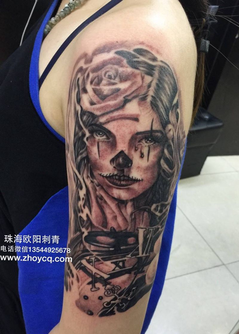 西海岸风情纹身图片