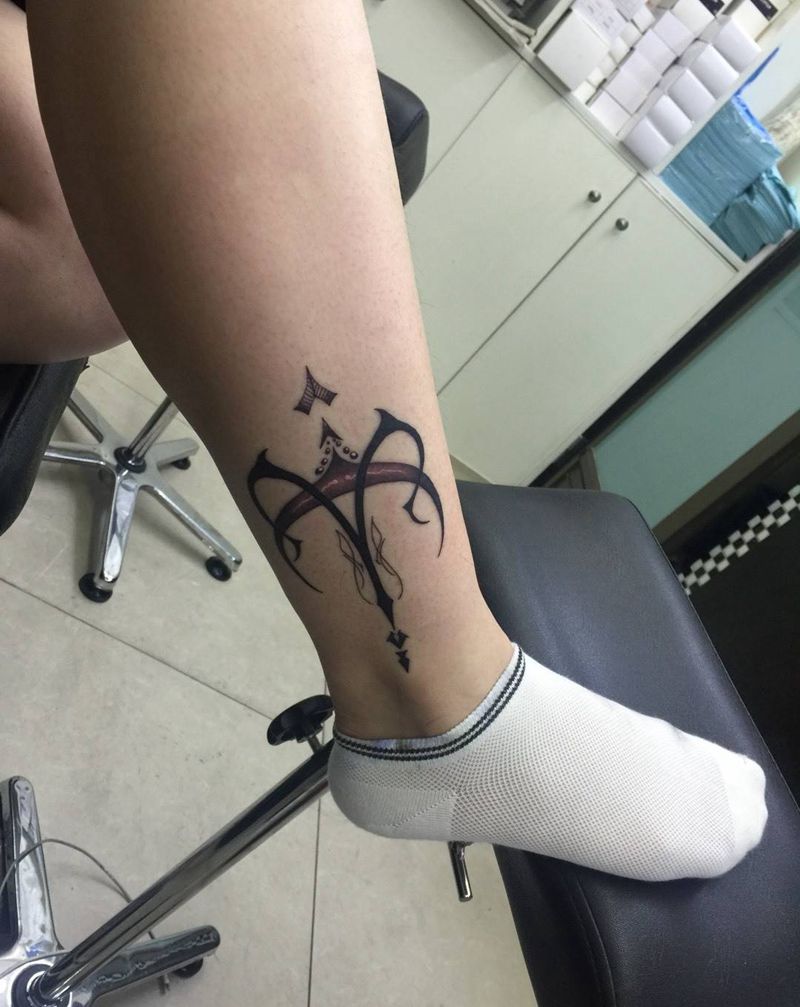 白羊座纹身图片