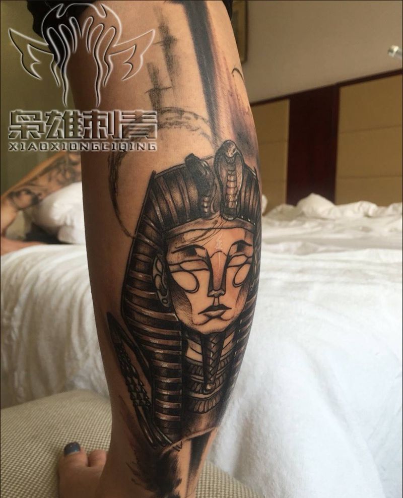 法老王纹身图片