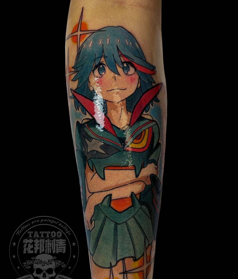 动漫纹身图片_新传统动漫纹身图案