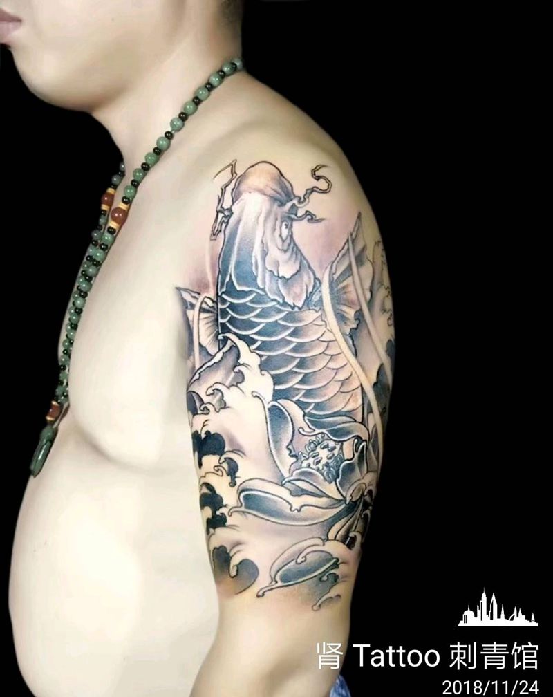 锦鲤纹身图片