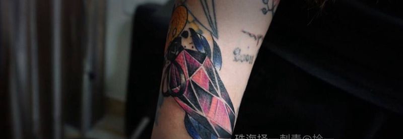 new school纹身图片